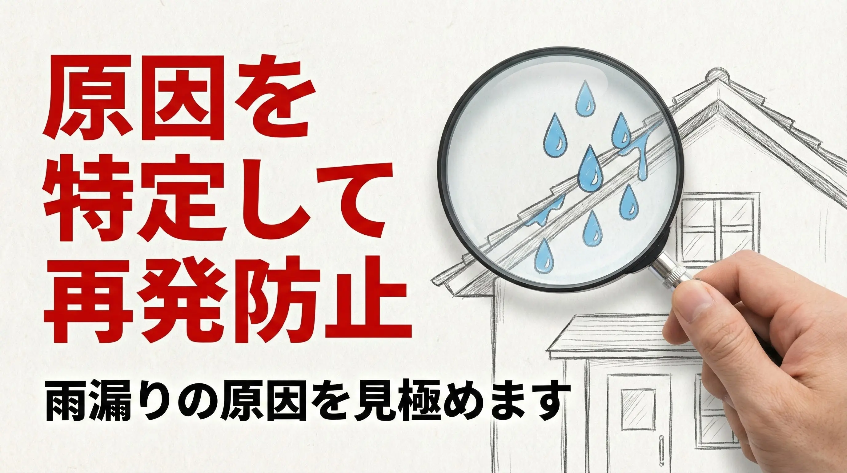 原因特定で再発防止